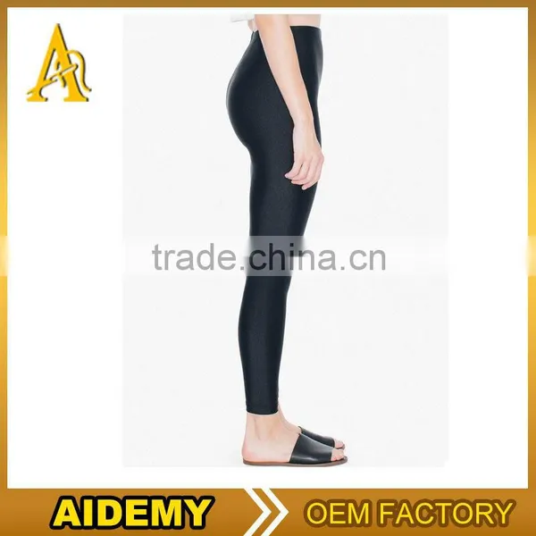 2016 Custom Black Womens Girls Wearing Wholesale Fabric Sexy Sports Yoga Pants photo-2