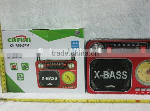 2014 China Hot Sell Factory Portable Speaker am fm Pocket Radio With Alarm Clock photo-2