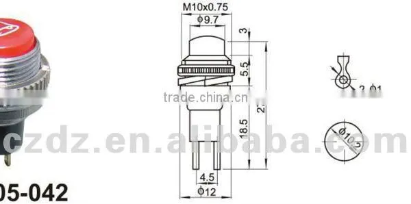 Push Button Reset Switch,push Button Switch Flush Switch,automotive Push Button Switches photo-3
