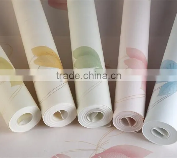 New Design Non-woven Modern Wallpaper Pink Color photo-2