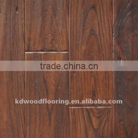 Reclaimed Elm Solid Wood Flooring in First-class Quality
