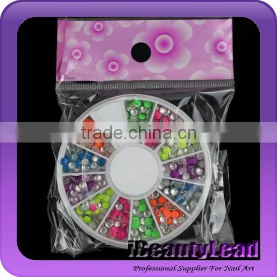 Round Shape Nail Metal Studs Nail Art Decoration 3mm photo-2