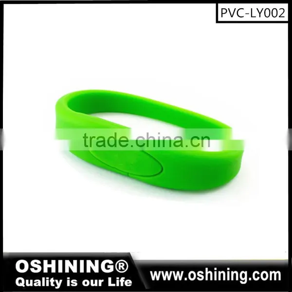Customized Bracelet PVC USB Flash Drive USB Wristband Band Wholesale(PVC-LY002) photo-2