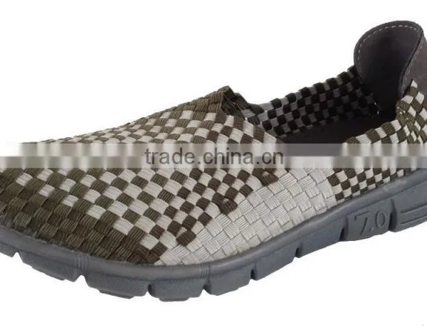 Stock Men's Knitted Shoes, Weave Stock Shoes