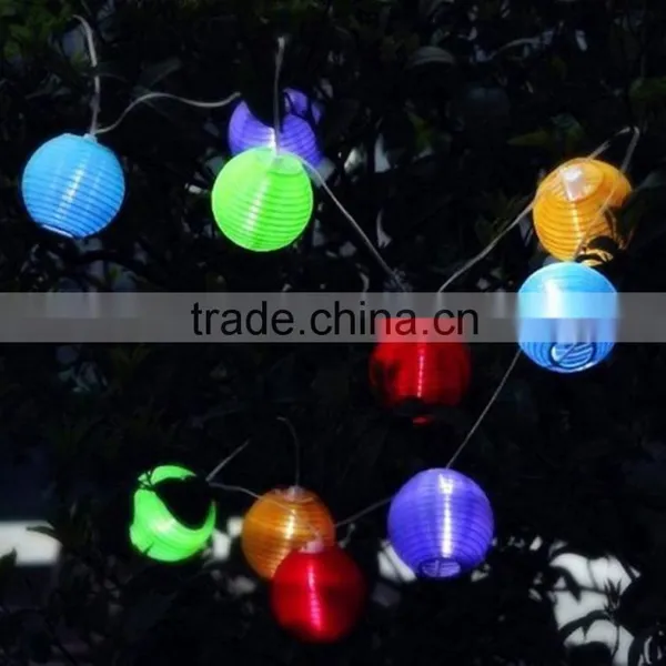 Solar Nylon Lantern Hanging Lantern String Lights photo-4