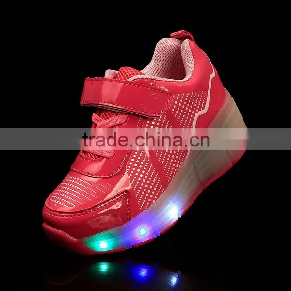 2016The Latest Unisex Child Roller Shoes LED Light Up Shoes photo-4