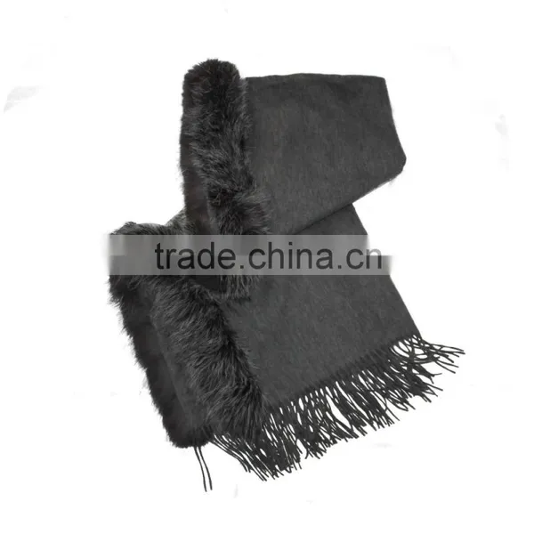 Wholse Popular Neckwear For Young Ladies Real Fur Scarf photo-2