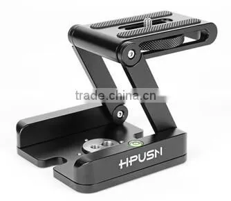 Factory Supply HPUSN Ultimate Camera Head Solution Photography Studio Camera Tripod Z Aluminum Pan & Tilt Flex Tilt Headball photo-2