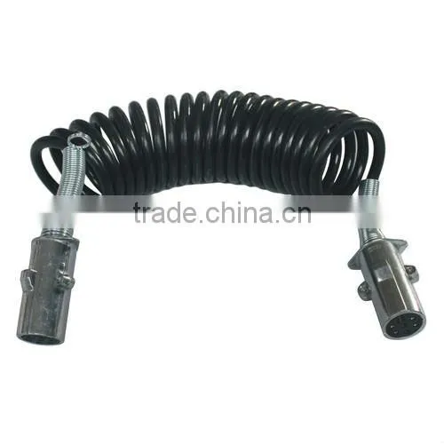 15 Pin Trailer Spiral Coil For Caravan Towing Towbar photo-3
