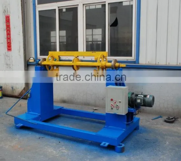 Advanced New Type Simple Decoiler for C/Z/U Purlin Roll Forming Machine photo-2