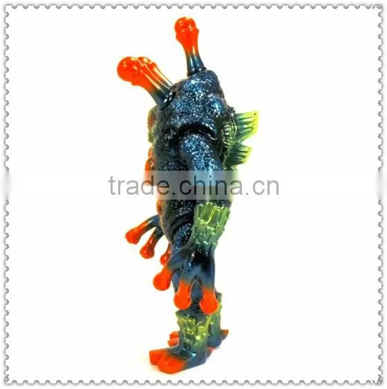 Japanese Scary Three Eyes Monsters Plastic Toys/oem Japan Child Cartoon Plastic Toys/customized Plastic Toys Manufacturer photo-3