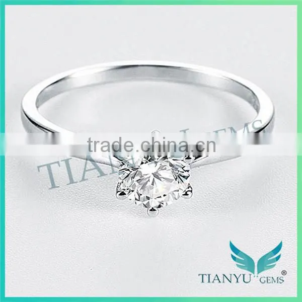 1Carat Moissanite Diamond Wedding 925 Sterling Sliver Engagement Ring for Women photo-4