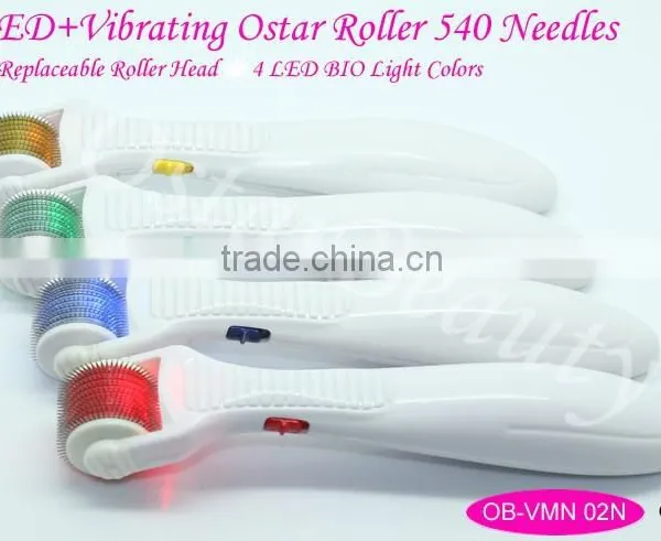 Popular Sale!! Vibrating Photon Skin Inject Roller Therapy OB-VMN 02 photo-2