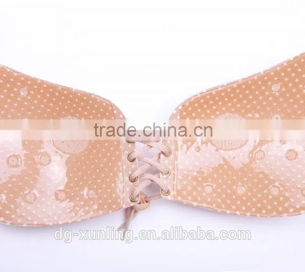 2016 Wholesale Black Nude Bras Ladies Backless and Strapless Bra Self-adhesive Silicone Sexy Fashion Bra photo-6