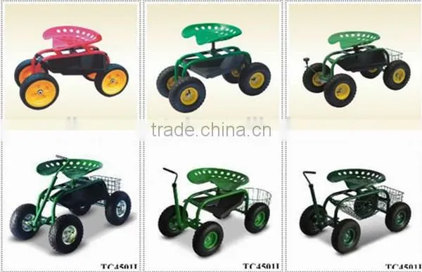 Rolling Garden Seat Cart/Removable Seat Garden Work Seat Cart TC4501E photo-4