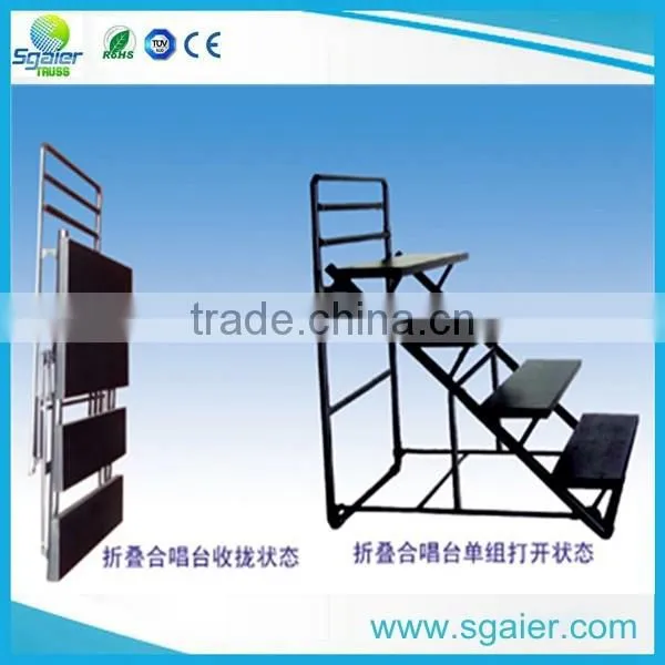Portable Stage Folding Stairs Stage for Choirs photo-2