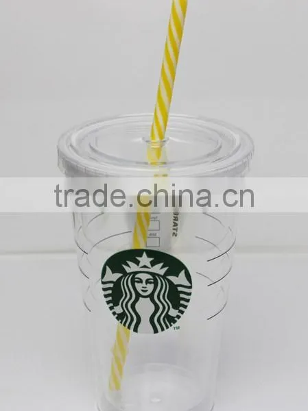 Colorful Hard Plastic Drinking Straws