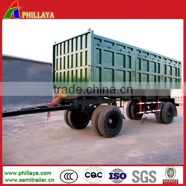 Full Enclosed Box Style Drawbar Trailer For Bulk Cargo Transportation photo-5