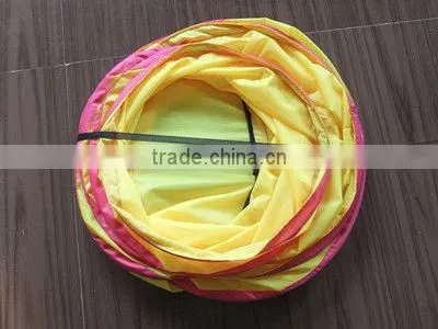 2016hot Sellling Arrive T Style Cat Tunnel Pet Toy Wholesale Candy Color Polytser Cat Tunnel photo-6