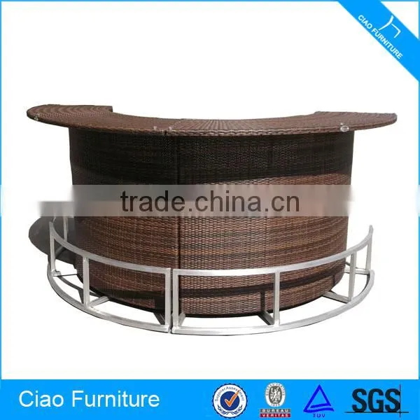 Luxury Bar Counter Rattan Bar Table photo-2