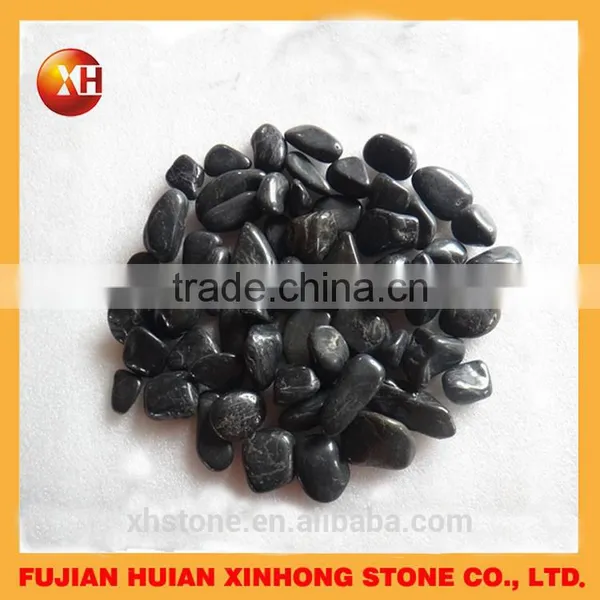 Black Pebbles ,decorative Garden Edging Stone Black Pebble photo-5