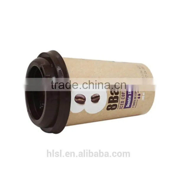 IML Plastic Coffee Cup With Lid and Straw,PP Coffee Cup Disposable,Food Grade Anti-Counterfeiting Coffe Cups. photo-6