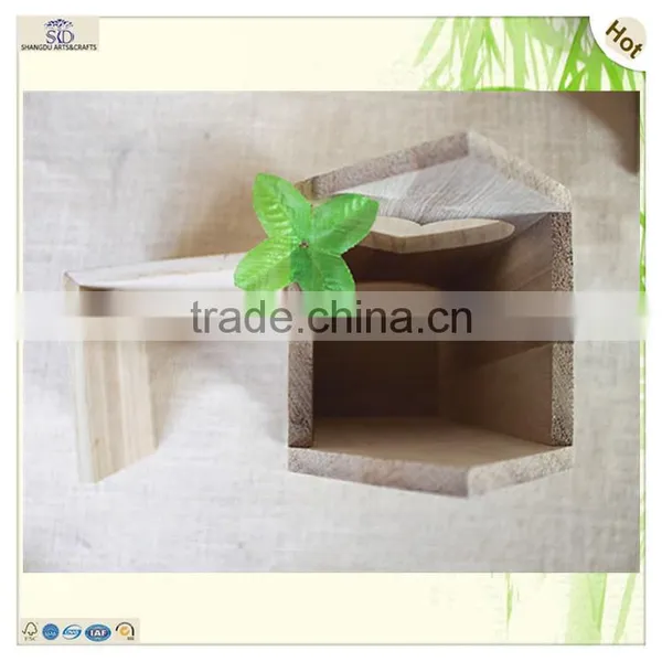 Heart Shape Carved Prefab Small Brid House Cage photo-5