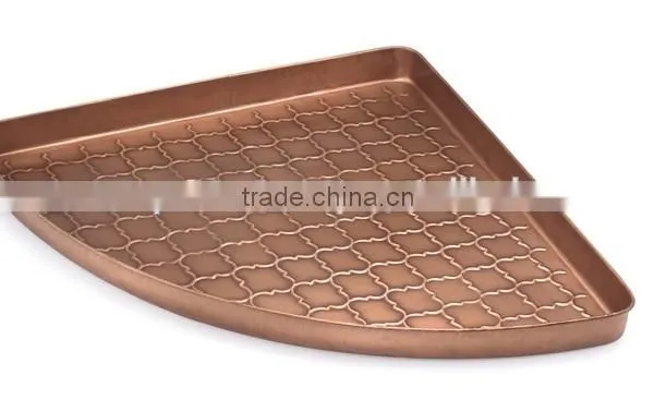 Home Corner Metal Boot Trays With High Quality Finish of Copper Antique photo-2