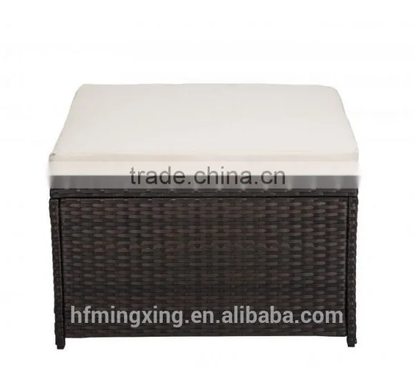 6 PCS Outdoor Patio Sofa Set Sectional Furniture PE Wicker Rattan Deck Couch photo-5