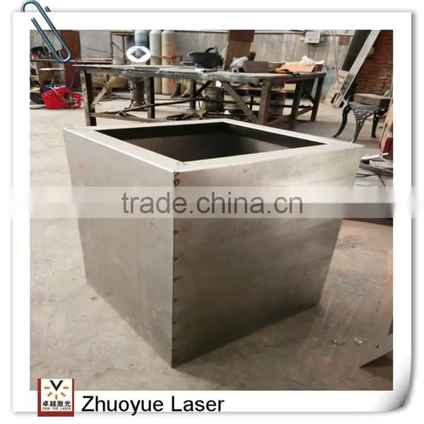 Hot Saled Stainless Steel Flower Pot/ Rectangular Planter Box for Garden photo-3