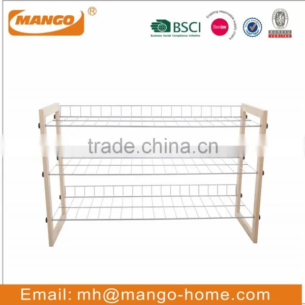 White Powder Coating Wire Kitchen or Bathroom Storage Rack photo-2