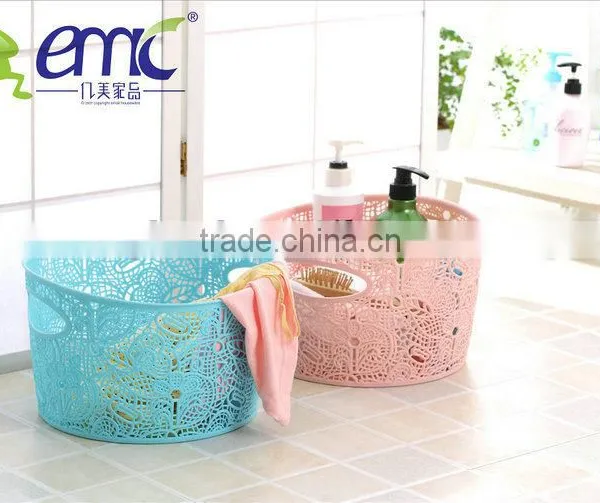 New Hot Selling Lace Hollow Plastic Storage Basket (small) photo-4