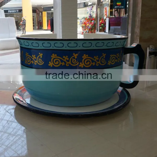 Large Fiberglass Coffee Cup Chair photo-4