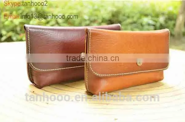 Classy Wholesale Elegant Genuine Leather Lady Envelope Clutch Bag photo-3