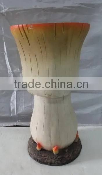 Knock-down Garden Fiberglass Planter Flowerpot photo-2