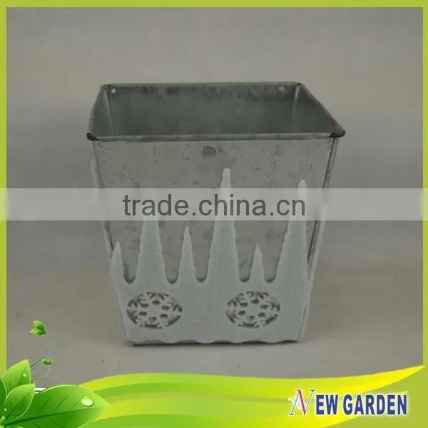 Wholesales in Home Decor Metal Planter/ Felt Big Flower Pot photo-5