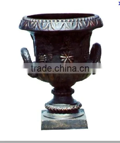 Classical Garden Decorative Cast Iron Flower Pots,antique Cast Iron Flower Planters Pots and Vase photo-3
