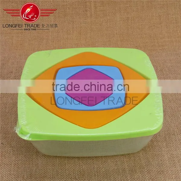 Household Colorful 4pcs Plastic Preservation Box/ Fressness Bowl /crisper Mould photo-2