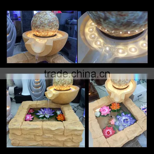 NEW 2017 Resin Water Fountain Sphere Ball Water Fountain photo-3