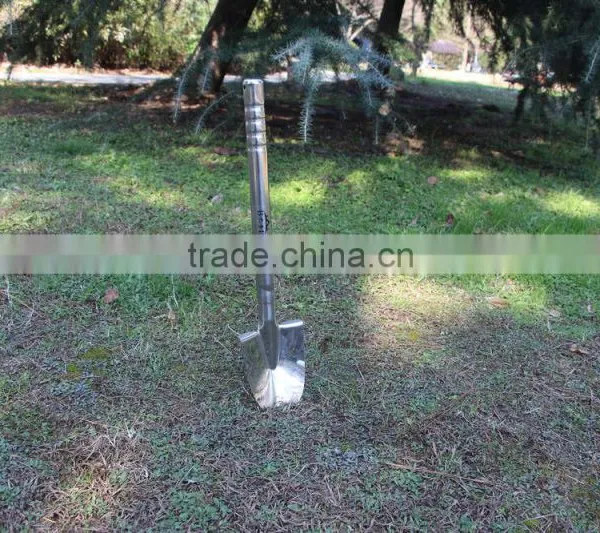 High Grade and Quality All Stainless Steel Survival Camping Garden Shovel photo-2