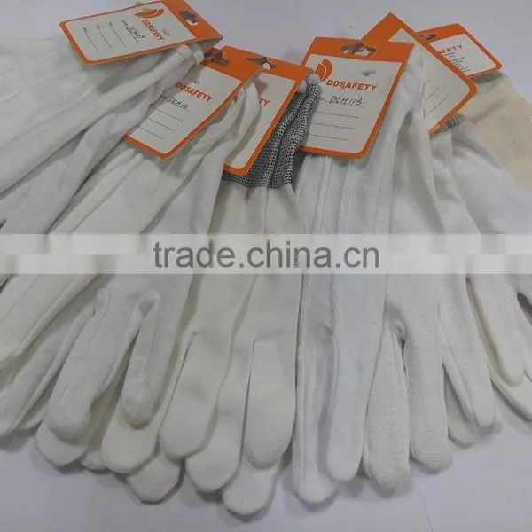 DDSAFETY 2017 Light Medium Weight Cotton Inspector Parade Gloves photo-5