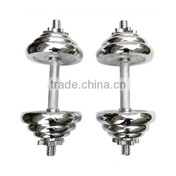 GYM Equipment Adjustable Fitness Dumbbell 20kg 15kg Set photo-3