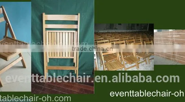Wholesale Outdoor Patio Garden Furniture Wood Folding Slat Chair photo-2