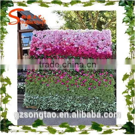 Outdoor Artificial Flower for Wall Decoration Backdrop Artificial Flower Wall for Wedding and Other Events photo-6