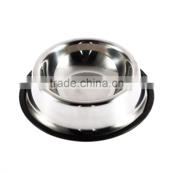 Stainless Steel Pet Cat Bowl No Tip No Slip Dog Puppy Pet Food or Water Bowl Dish Feeding Watering Supplies 3 Different Size photo-5
