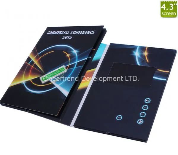High Quality 4.3″ Video Postcard,video Flyer,video Brochure photo-5