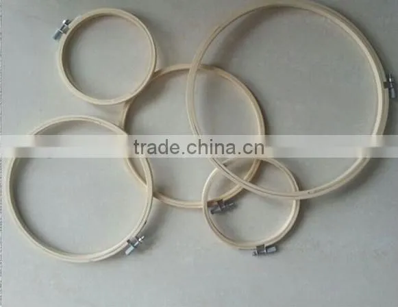 Different Diameter Cross Stitch Frame Bamboo Embroidery Hoop photo-2