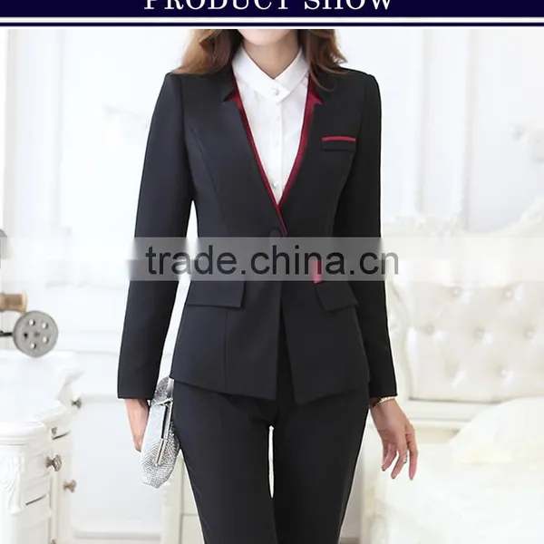 2017 Hot Sale Ladies Suits Office Uniform Designs for Women photo-6