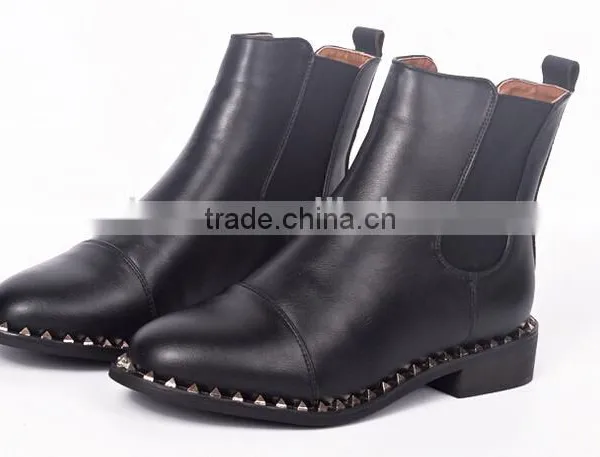 GZY High Quality Overstock Liquidation Women Boots Stock High Quality Warm and Durable China Export 2017 Wholesale Guangzhou photo-3