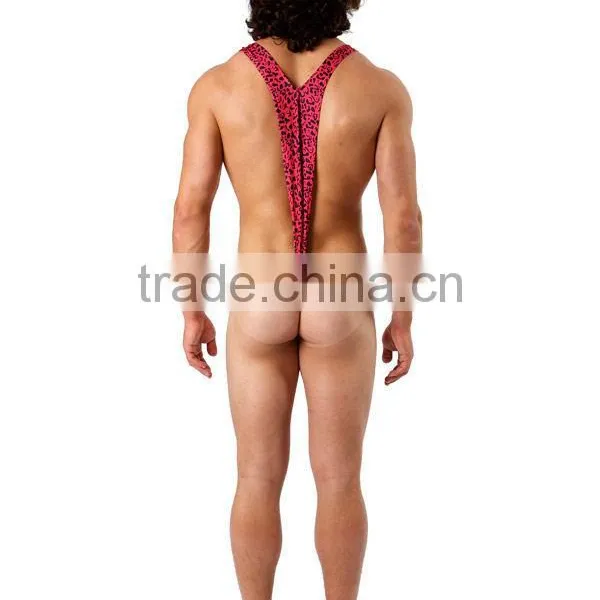 Borat Mankini Thong Swimsuit (Leopard Print) photo-3